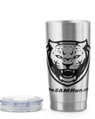 Steel Grey Tumbler w/ Lid (20oz)