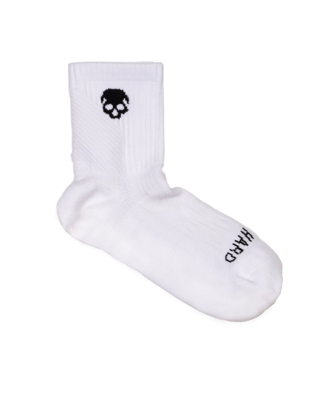 "ICON" CUSHION RUN SOCKS - WHITE