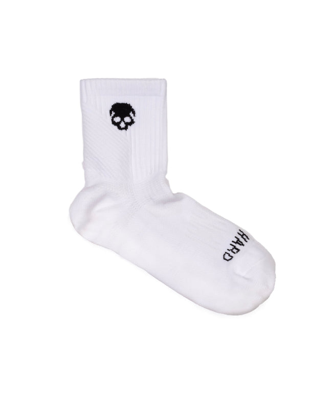 "ICON" CUSHION RUN SOCKS - WHITE