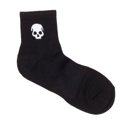 "ICON" QUARTER-LENGTH SOCKS - BLACK