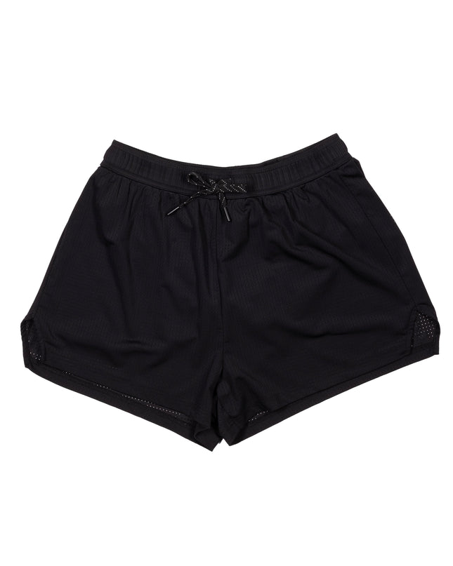 NORO 3" SPLIT SHORTS - BLACK