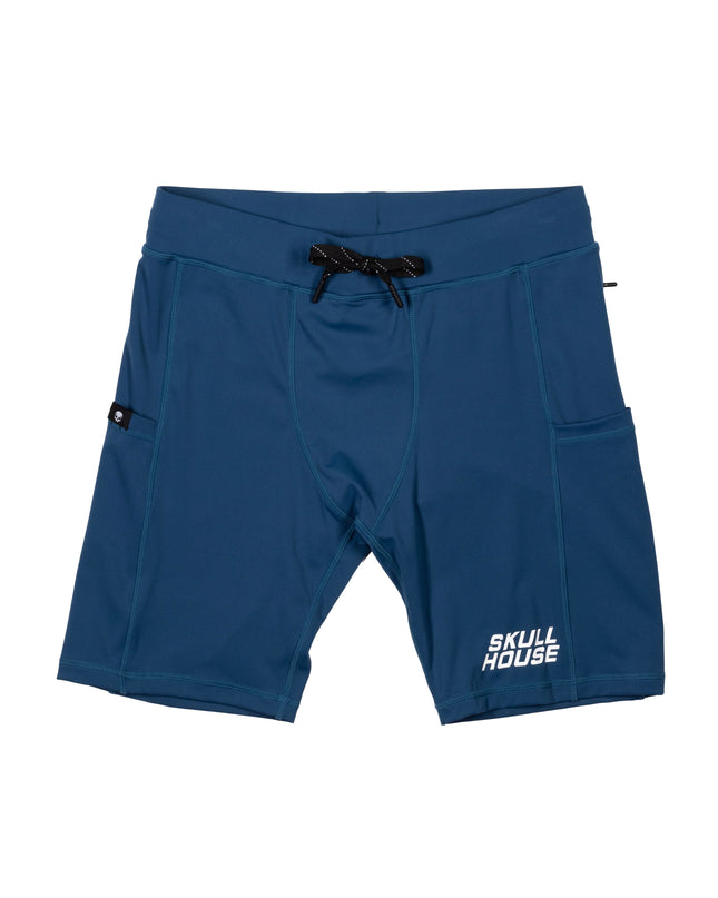DEADRINGER 8" HALF TIGHTS - NITRO BLUE