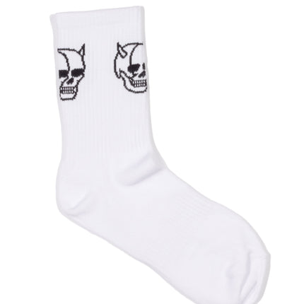 DOUBLE TROUBLE SOCKS - WHITE