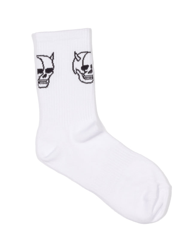 DOUBLE TROUBLE SOCKS - WHITE