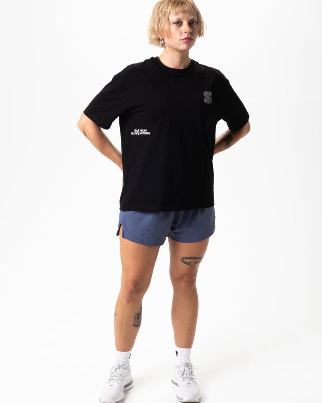 DIMENSIONS OVERSIZED TEE, UNISEX - BLACK