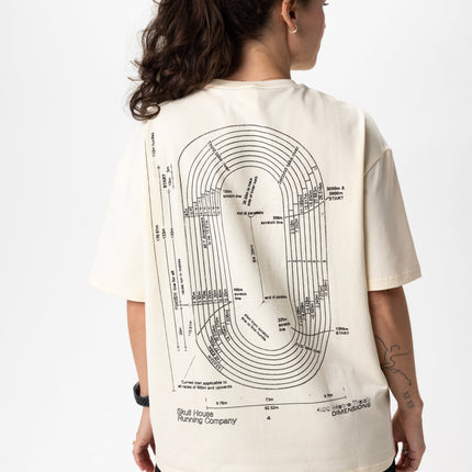 DIMENSIONS OVERSIZED TEE, UNISEX - BUTTER