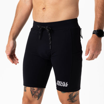 DEADRINGER 8" HALF TIGHTS - BLACK