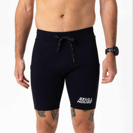 DEADRINGER 8" HALF TIGHTS - BLACK