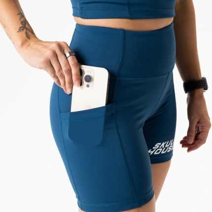 PHANTOM HIGH WAIST 5" COMPRESSION - NITRO BLUE