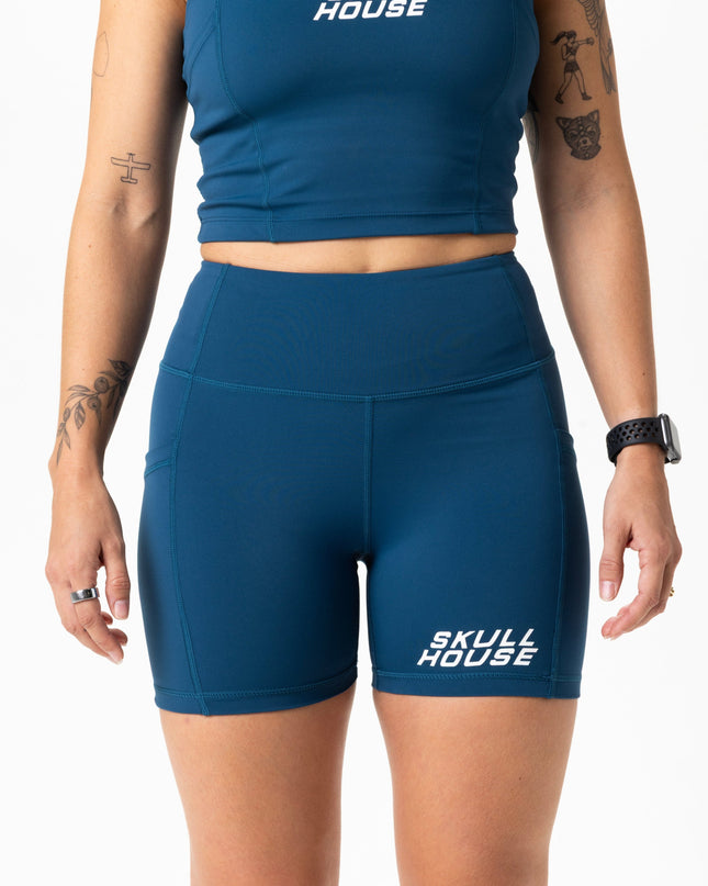 PHANTOM HIGH WAIST 5" COMPRESSION - NITRO BLUE