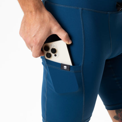 DEADRINGER 8" HALF TIGHTS - NITRO BLUE
