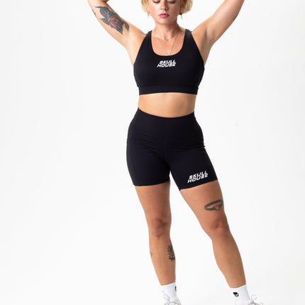 PHANTOM HIGH WAIST 5" COMPRESSION - BLACK