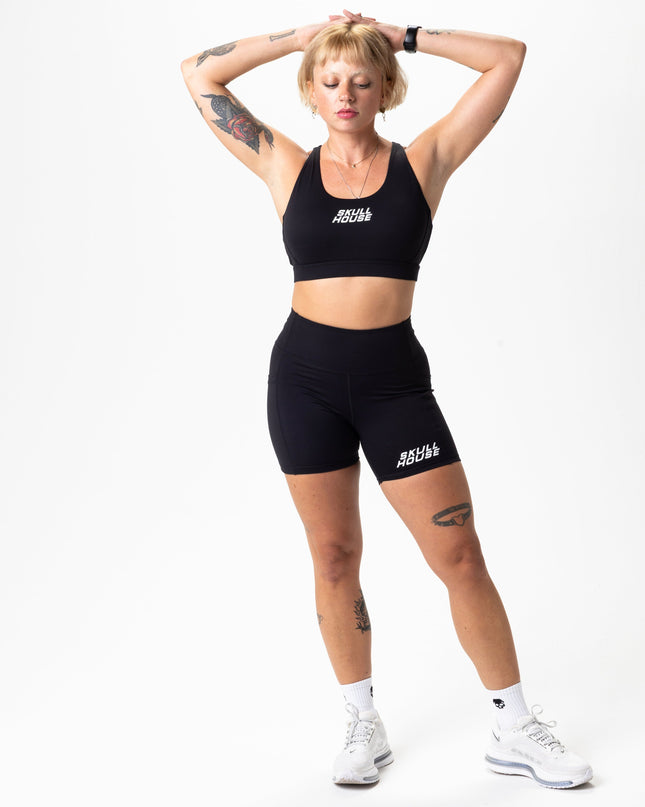 PHANTOM HIGH WAIST 5" COMPRESSION - BLACK