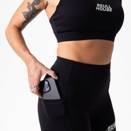 PHANTOM HIGH WAIST 5" COMPRESSION - BLACK