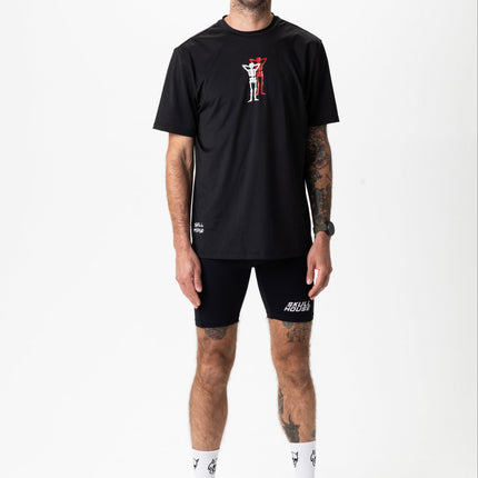 PACE PARTNERS RUN TEE, UNISEX - BLACK