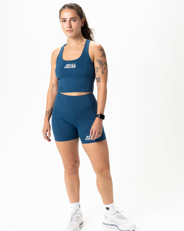 REBEL RACE CROP - NITRO BLUE