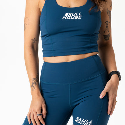 REBEL RACE CROP - NITRO BLUE