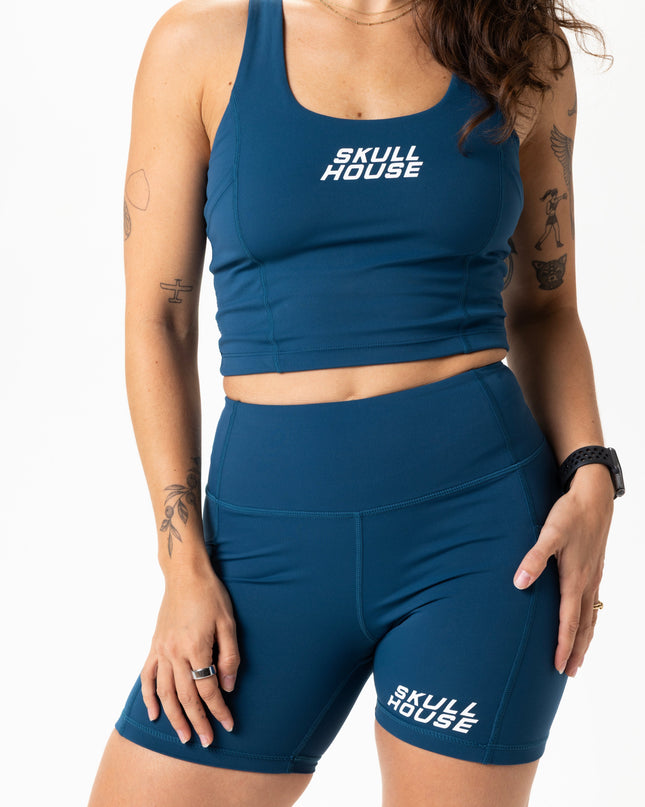 REBEL RACE CROP - NITRO BLUE