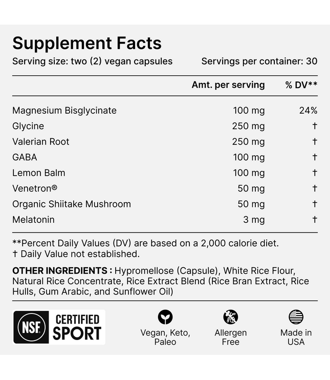 Dream: P.M. Nootropic & Sleep Aid for Recovery