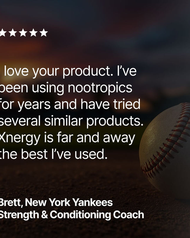 Xnergy: A.M. Nootropic for Calm Energy, Focus & Motivation