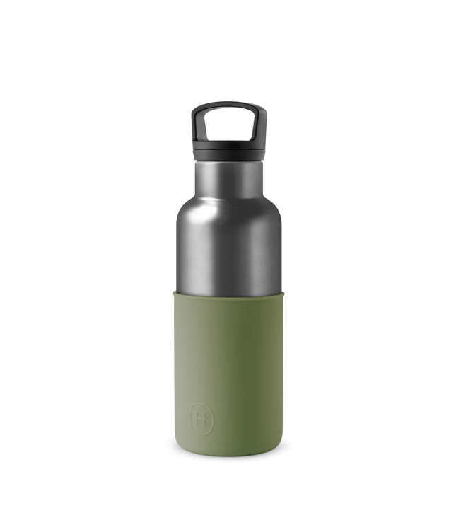 Vacuum Insulated Water Bottle - Titanium Grey 16 oz