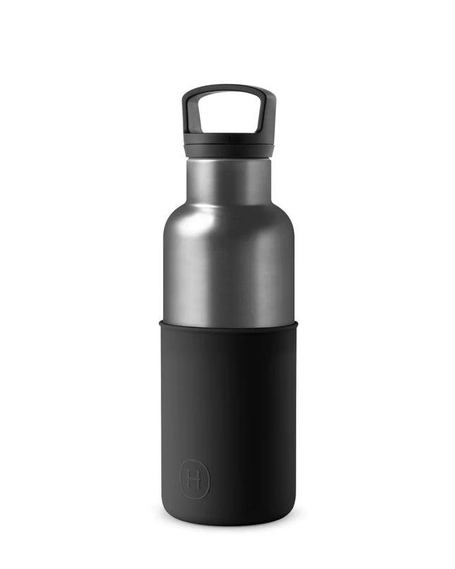 Vacuum Insulated Water Bottle - Titanium Grey 16 oz