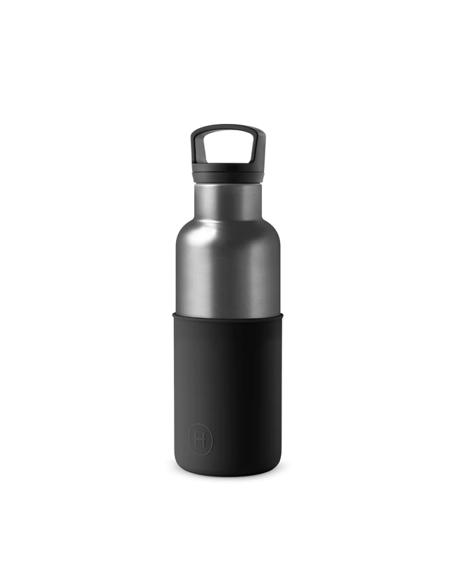 Vacuum Insulated Water Bottle - Titanium Grey 16 oz