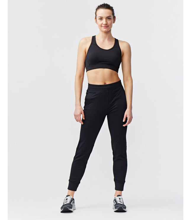 Valia Women's Black Jogger Pants