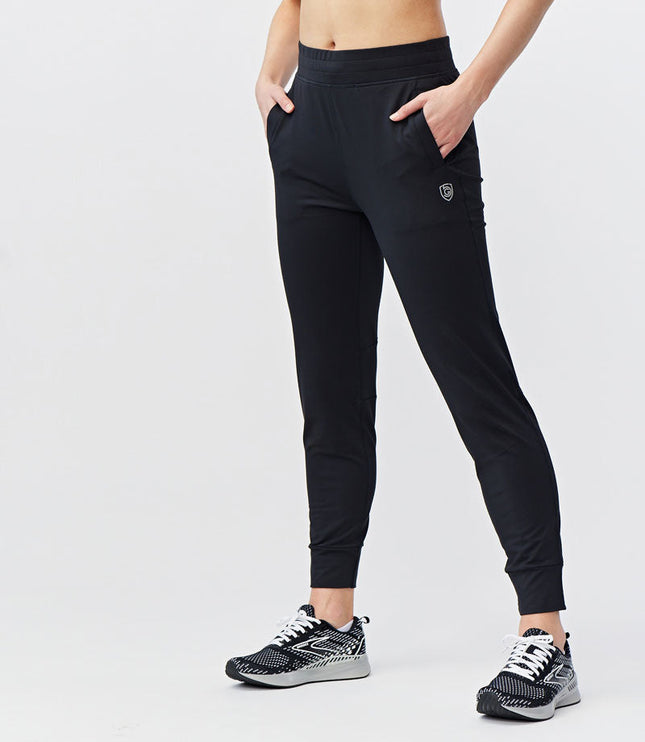 Valia Women's Black Jogger Pants