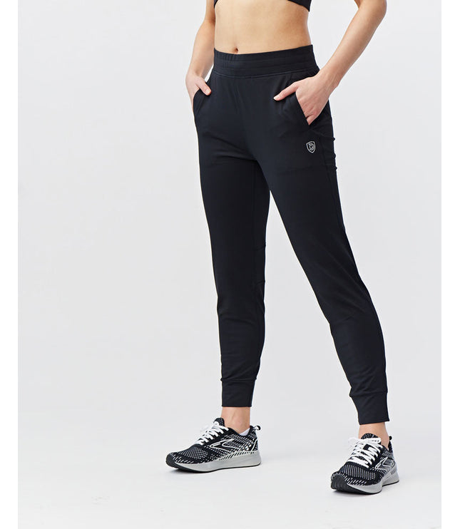 Valia Women's Black Jogger Pants
