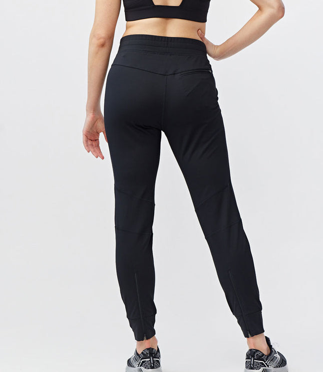 Valia Women's Black Jogger Pants