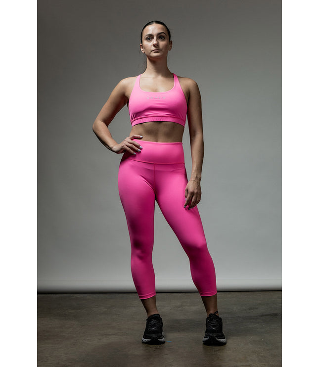 Women's SOHO  3/4 Leggings (Hot Shot Pink)