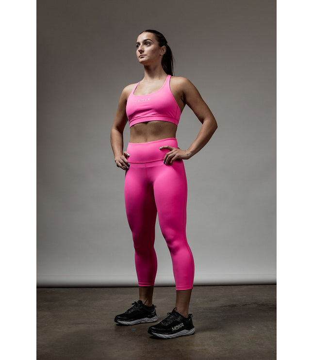 Women's SOHO  3/4 Leggings (Hot Shot Pink)