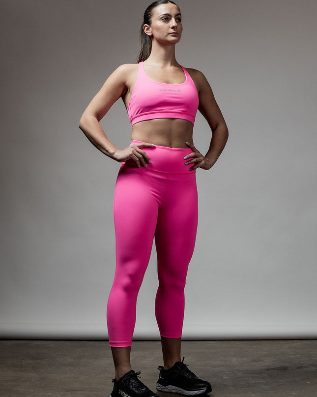 Women's SOHO  3/4 Leggings (Hot Shot Pink)
