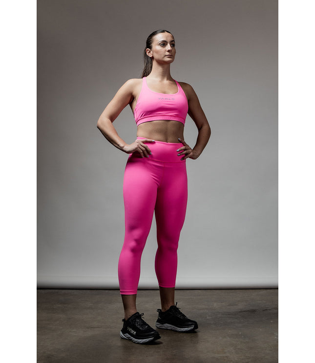 Women's SOHO  3/4 Leggings (Hot Shot Pink)