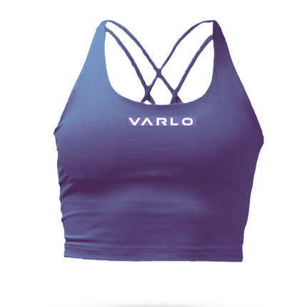 Women's SOHO Cross Back Crop Tank (Lilac Mist)