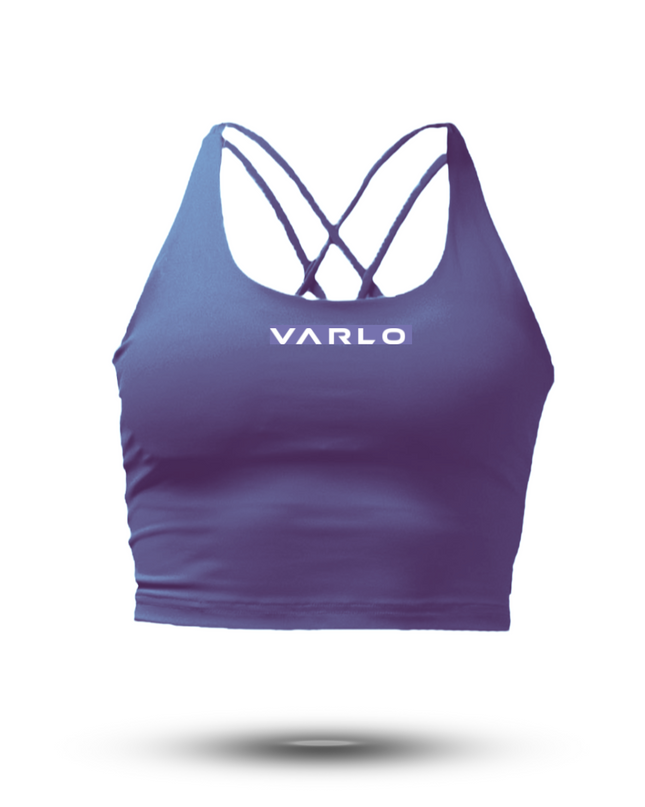 Women's SOHO Cross Back Crop Tank (Lilac Mist)