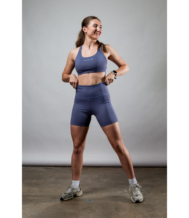 Women's SOHO Cross Back Sports Bra (Lilac Mist)