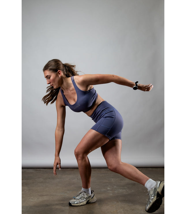 Women's SOHO Cross Back Sports Bra (Lilac Mist)