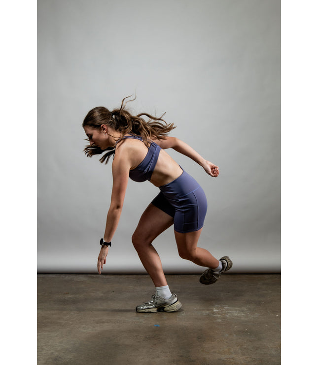 Women's SOHO Cross Back Sports Bra (Lilac Mist)