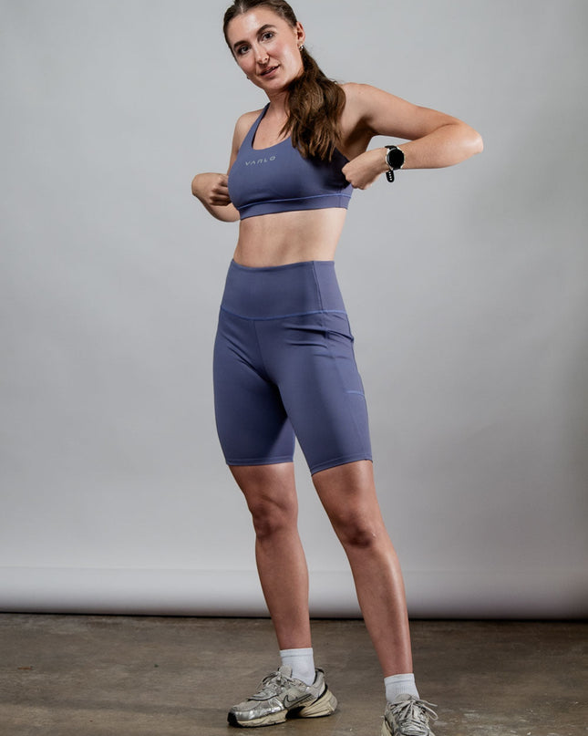 Women's SOHO Cross Back Sports Bra (Lilac Mist)
