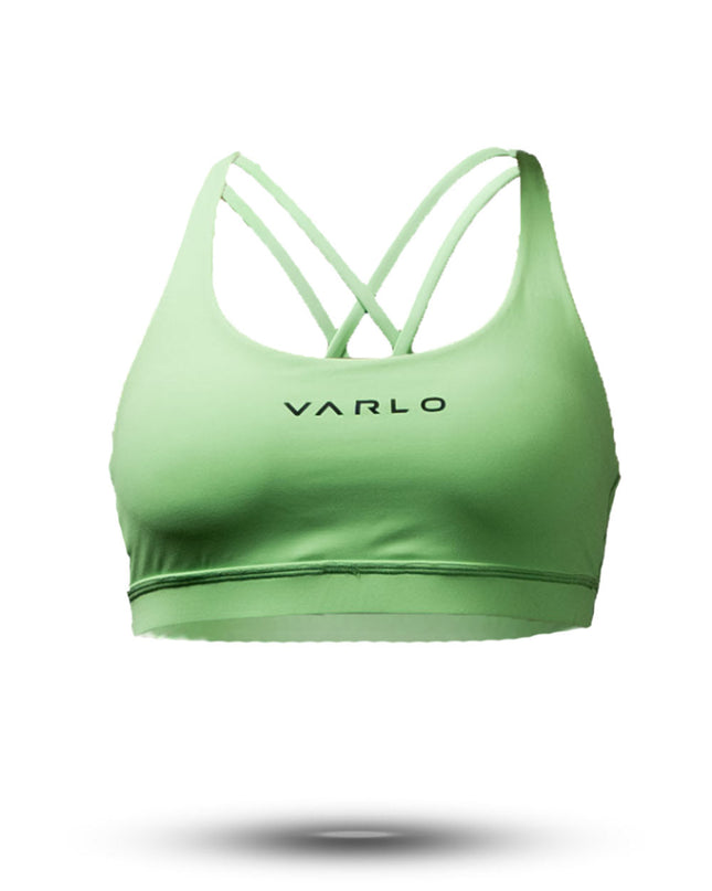Women's SOHO Cross Back Sports Bra (Lime Lush)