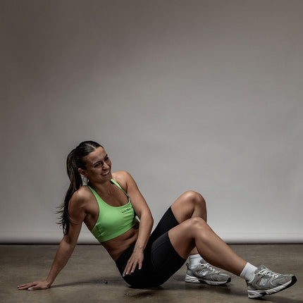 Women's SOHO Cross Back Sports Bra (Lime Lush)