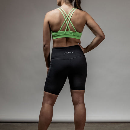 Women's SOHO Cross Back Sports Bra (Lime Lush)
