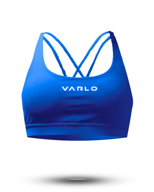 Women's SOHO Cross Back Sports Bra (Neo Blue)