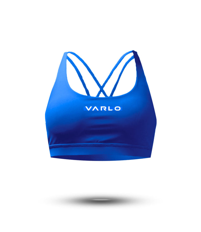 Women's SOHO Cross Back Sports Bra (Neo Blue)