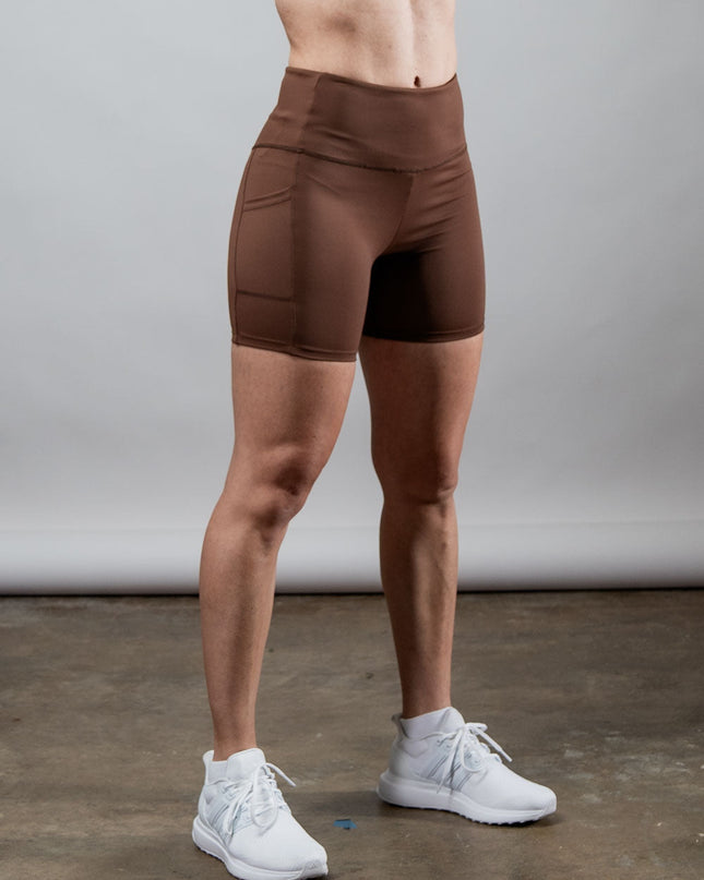 Women's SOHO Fitness Shorts 5" (City Mocha)