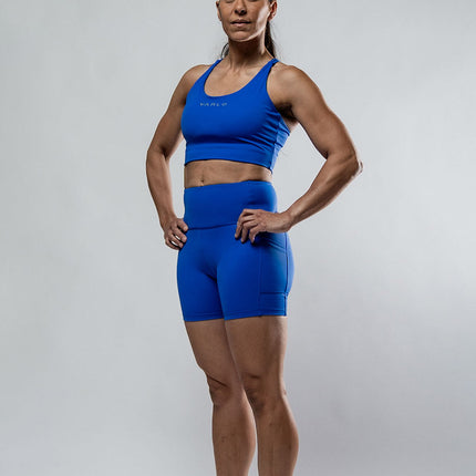Women's SOHO Fitness Shorts 5" (Neo Blue)