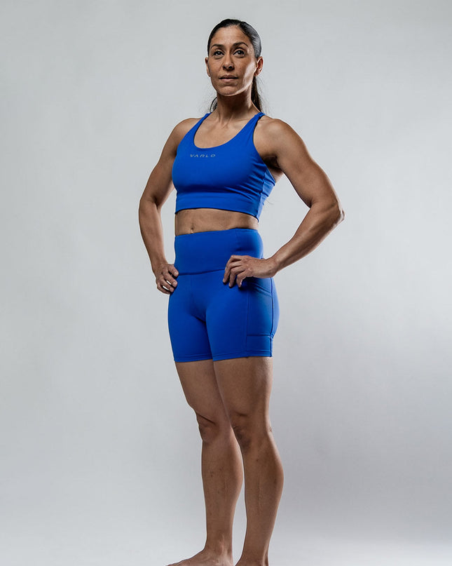 Women's SOHO Fitness Shorts 5" (Neo Blue)
