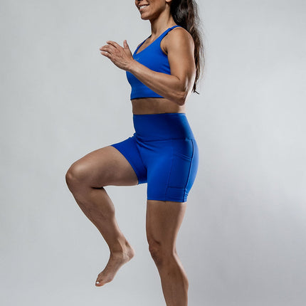 Women's SOHO Fitness Shorts 5" (Neo Blue)